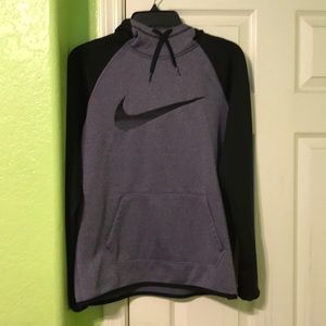 Nike hoodie black and purple